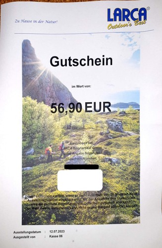 Gutschein von larca - von,